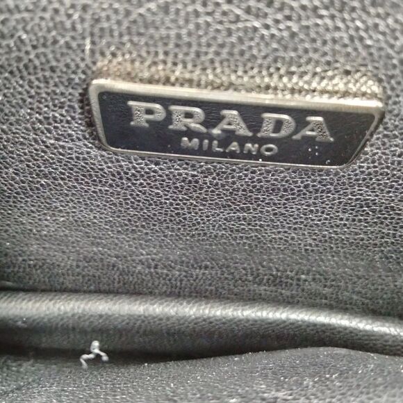 Authentic PRADA Blue Saffiano Lux Leather 2way Sound Flap Mini Crossbody Bag - Picture 9 of 9